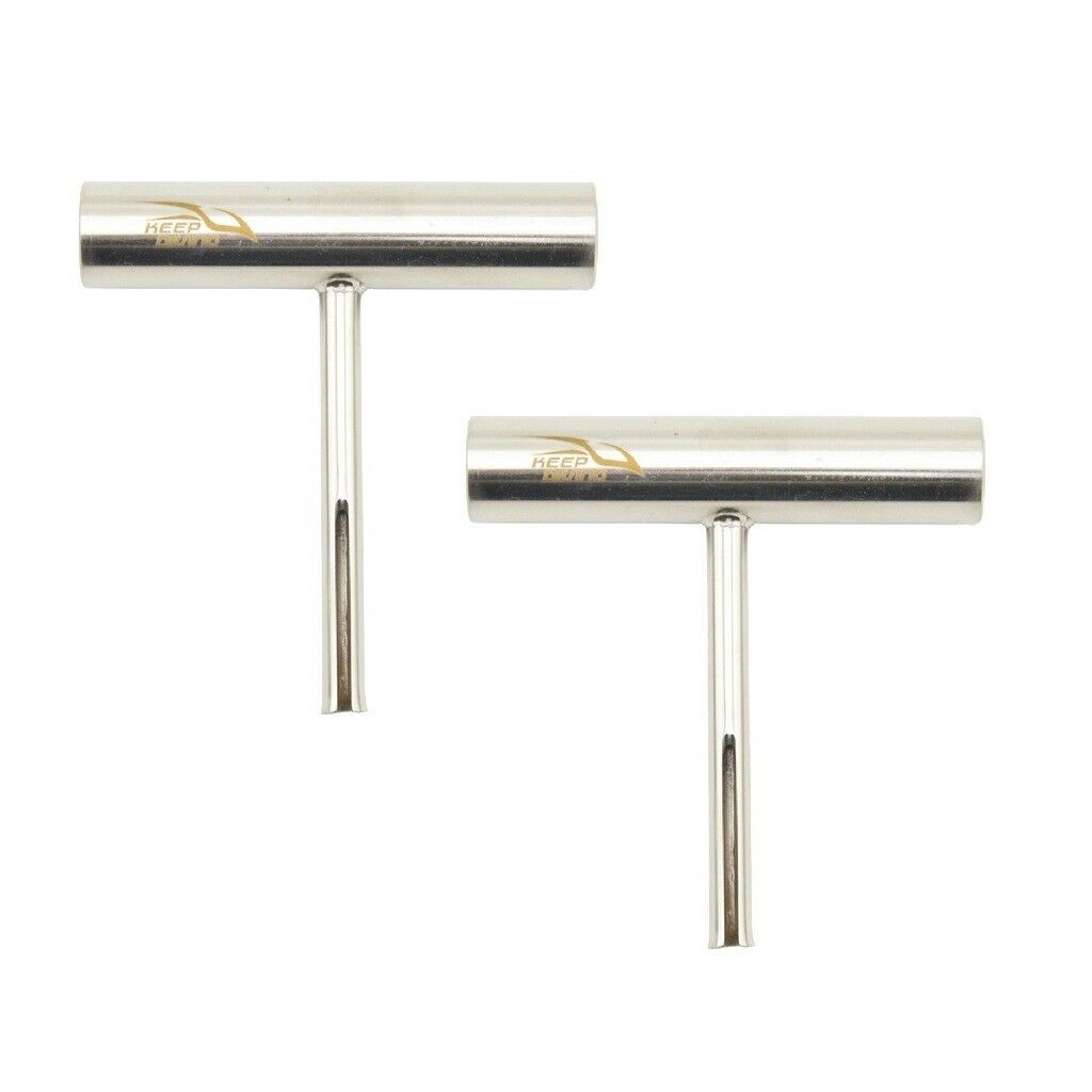 2x T-bar Boom Insertion Tool for Spearfishing at