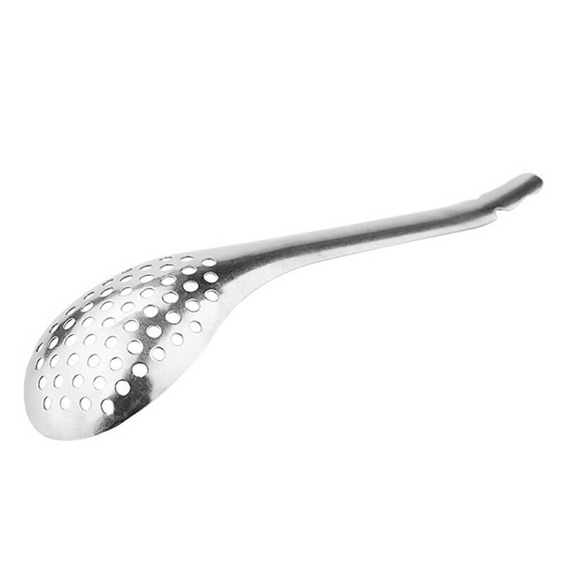 56 Holes Caviar Spoon Useful Kitchen Cooking Gadgets Colander Egg Yo.l8