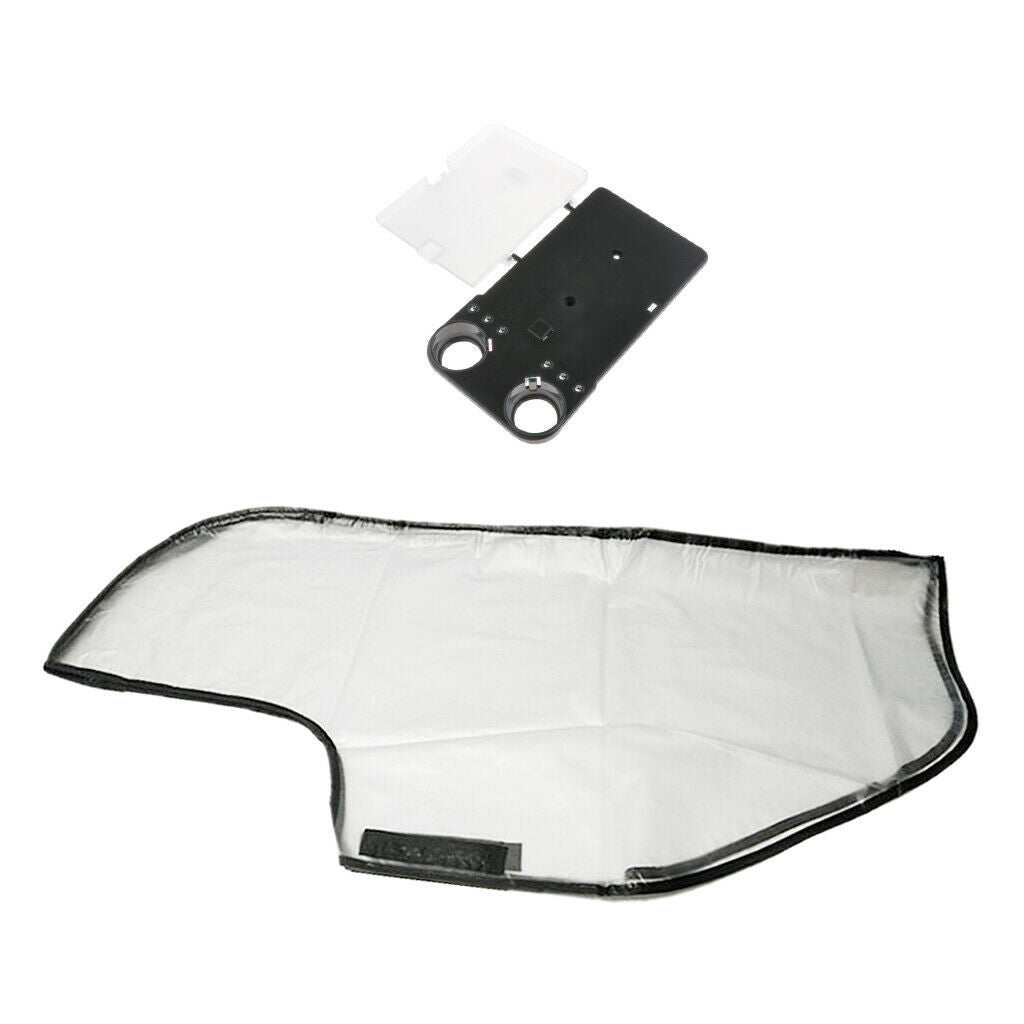 Golf Cart Rain Cover Clear Cart Raincoat Shield Hood Scorecard Holder Dust