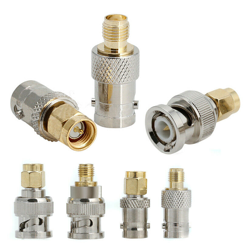 4pcs / Set BNC To SMA Type Male Female RF Connector Adapter Test Converter Kits