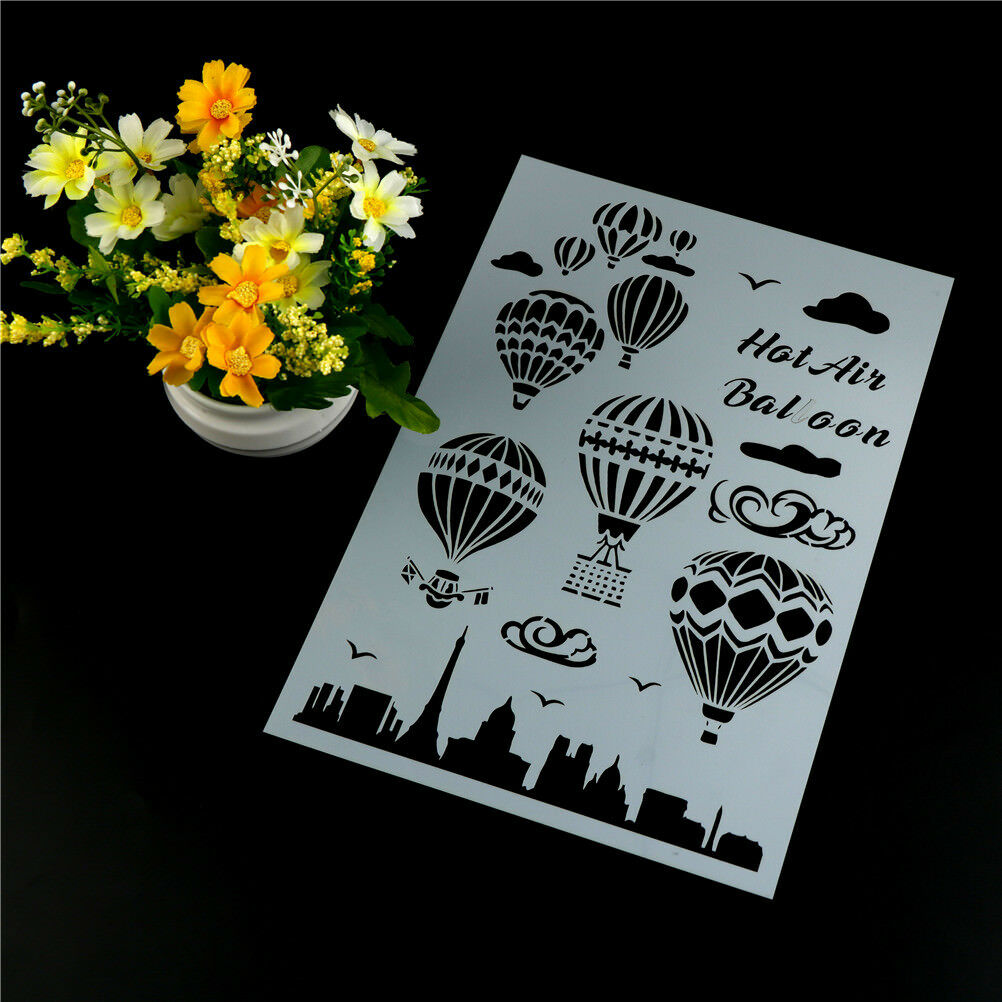 layering stencil for wall painting scrapbooking stamp decor balloon templa.l8