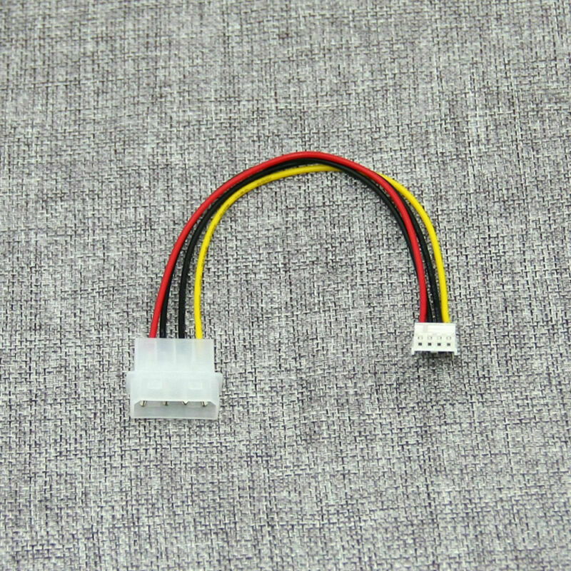 2X 4Pin IDE Power Supply to Floppy Drives Adapter Cable Power Cord Connector Acc