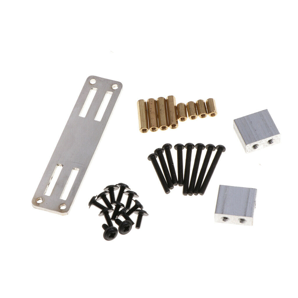 1 Set RC Truck Buggy Spare Parts RC Steering Gear Bracket Multicolor Metal