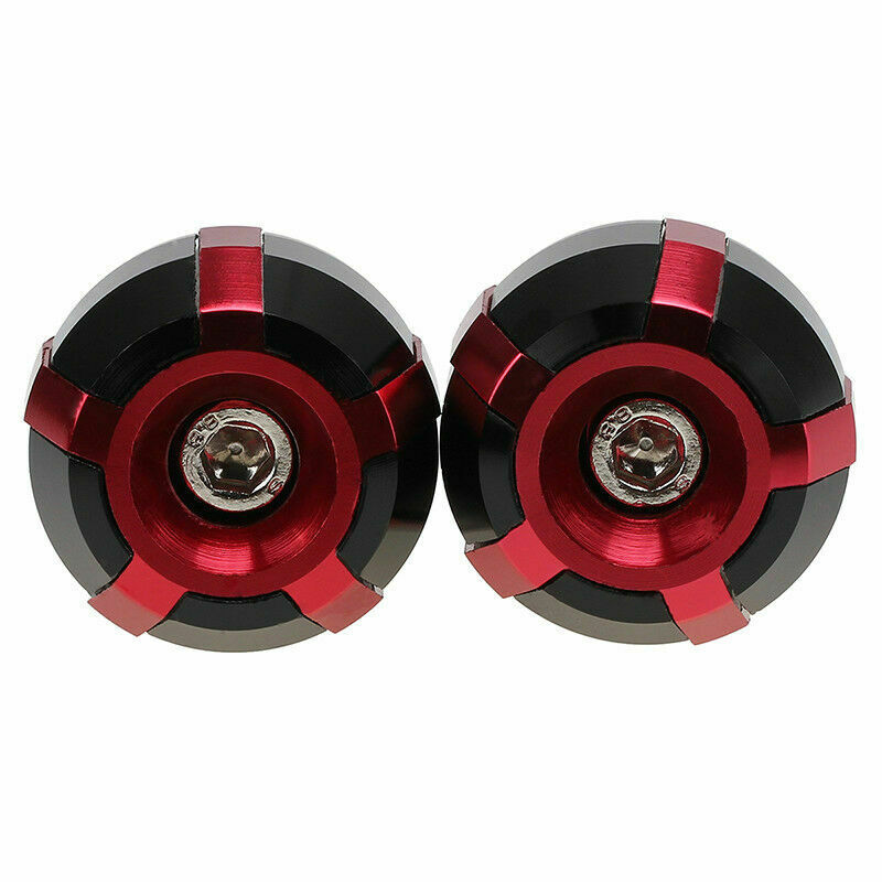 7/8" Anti-Vibration Slider Bar Cover Motorcycle Handlebar End Plugs Grip Caps