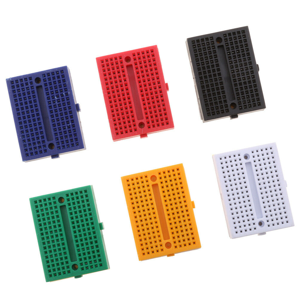 6 Pieces SYB-170 Mini Solderless Breadboard Portable Experimental Platform