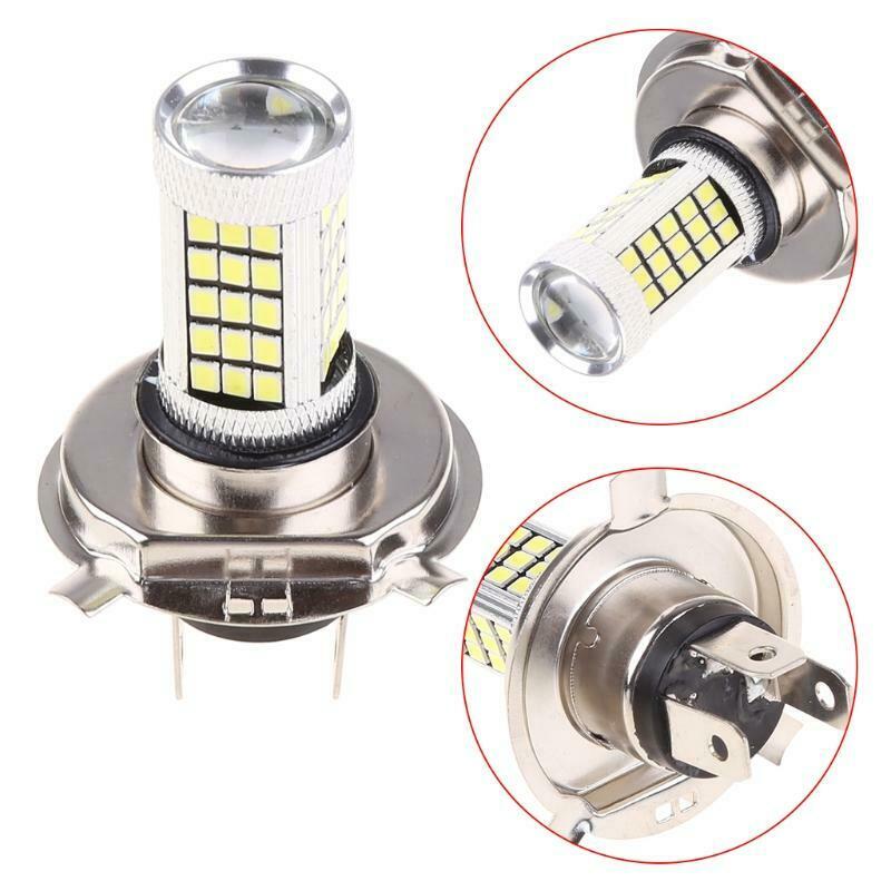 DC 12V H4 2835 66 LED 6000K Car Projector Fog Driving Light Bulb White New