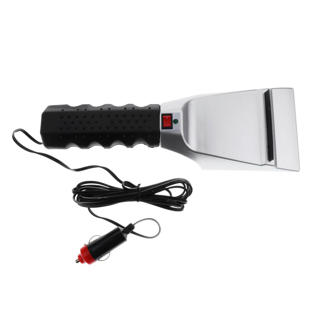 Vehicle Car Snow Shovel Scraper 12V Cigarette Lighter Type Heatable
