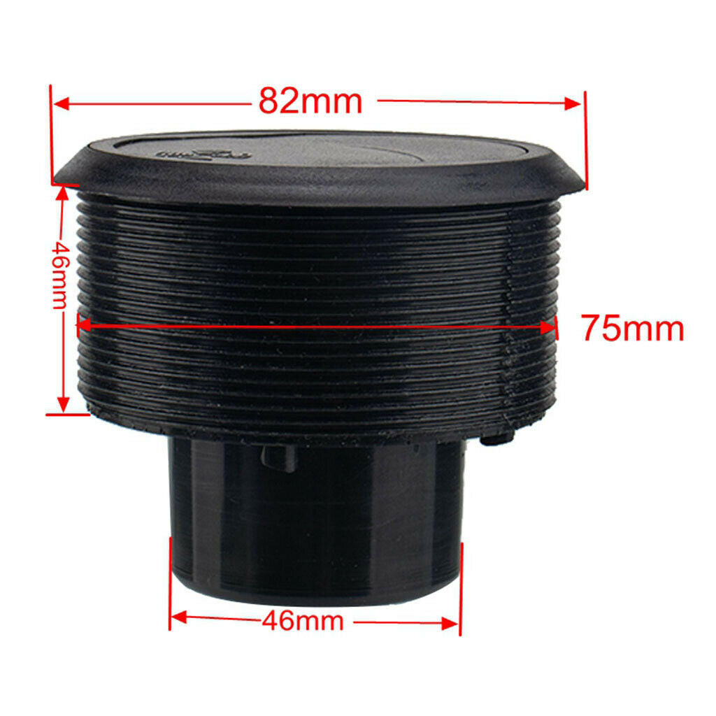 Universal Round A/C Air Outlet Vent For RV Bus Boat Yacht 46mm