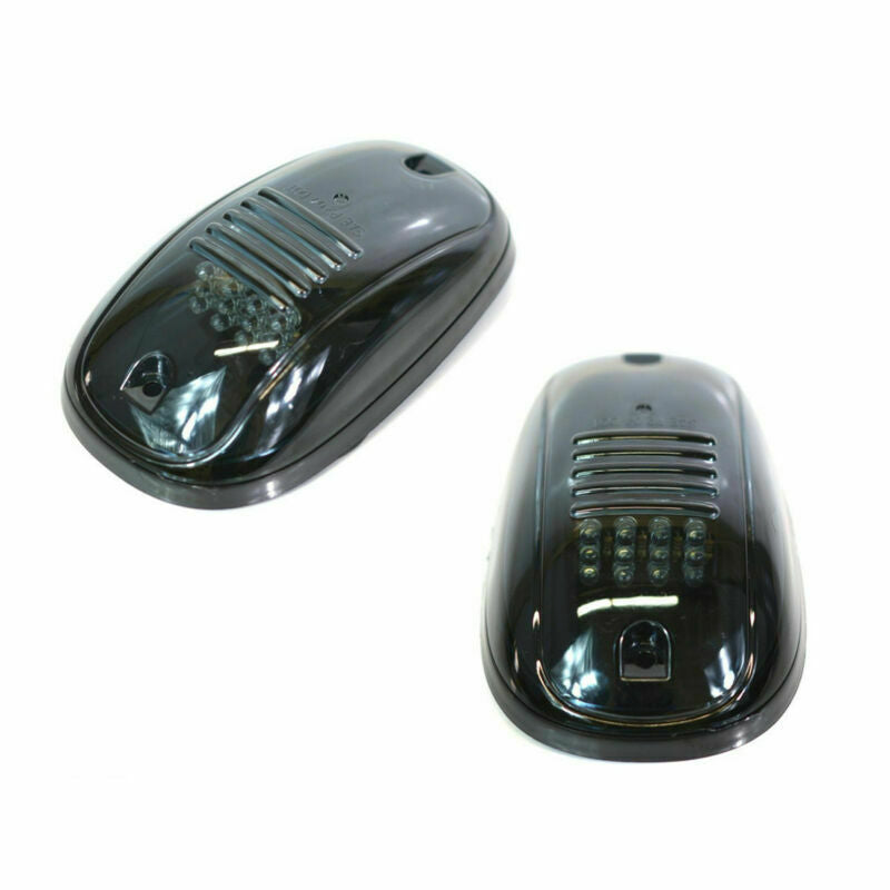 5pc 9LED Amber Smoked SUV RV Truck Pickup 4X4 Cab Roof Top Running Marker Lights