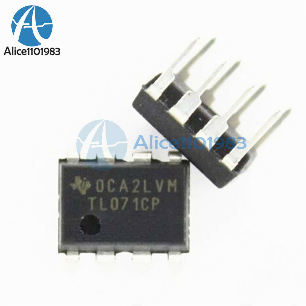 20PCS TL071 TL071CP DIP-8 Low Noise JFET Input Operational Amplifiers TI IC NEW