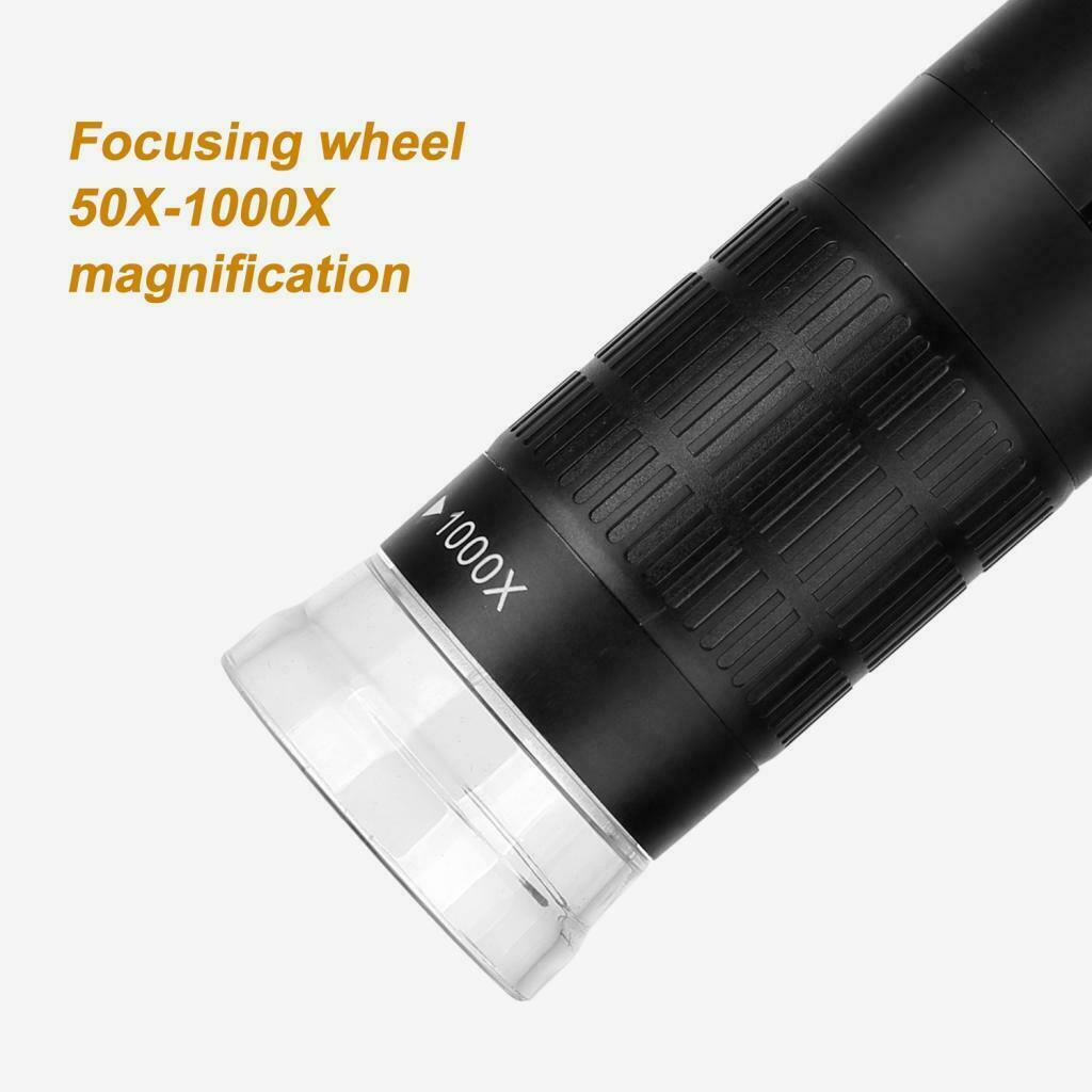 3 in 1 8LED 1000X Digital Microscope Magnifier for PCB solder Electronic Inspect