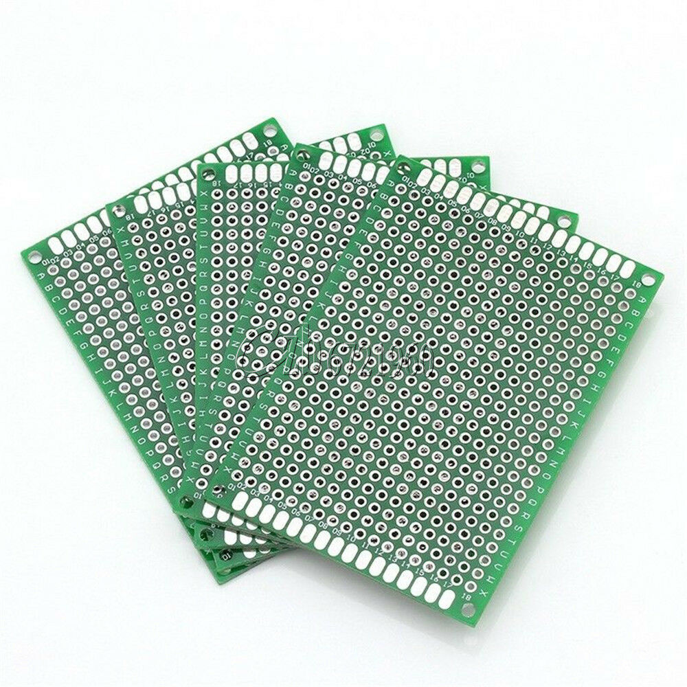 20Pcs Double-Side Prototype PCB Board, 5x7 4x6 3x7 2x8CM, Each 5Pcs