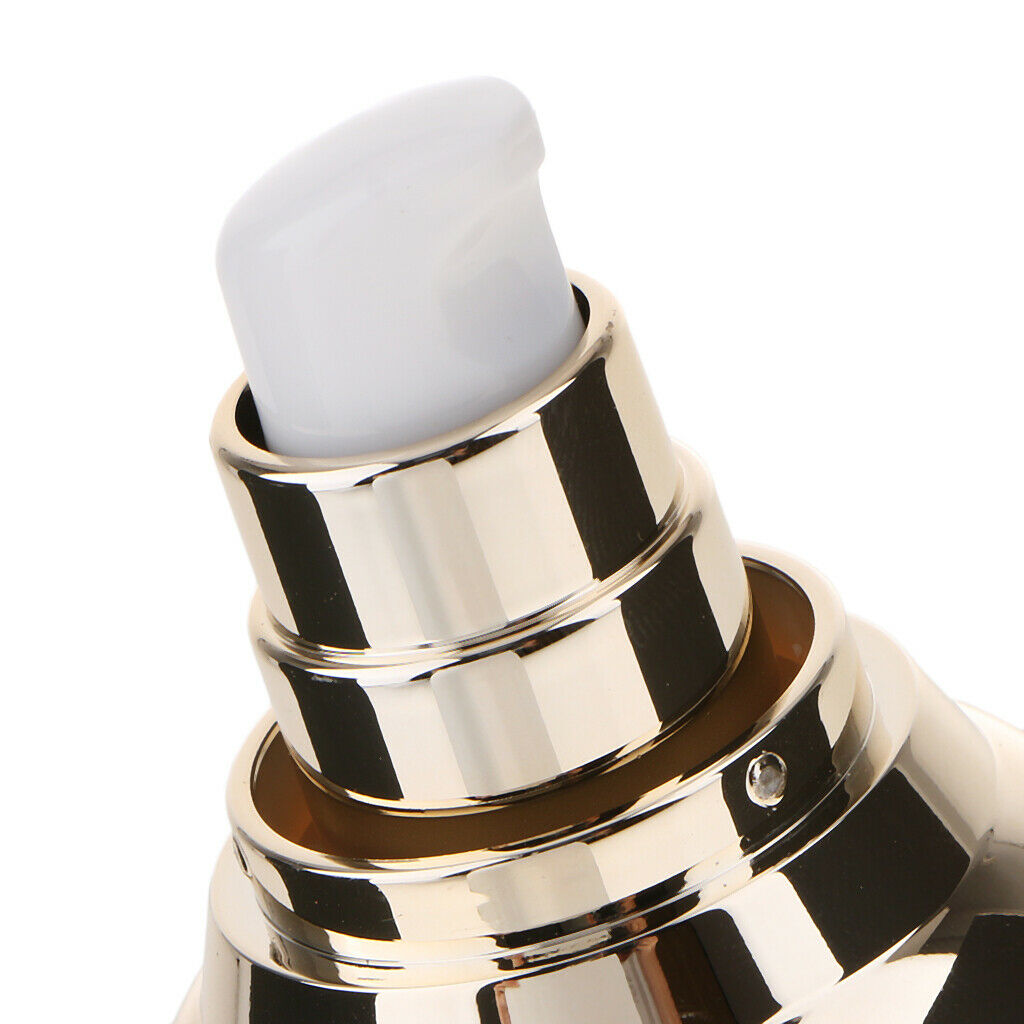 Empty Acrylic Cosmetic Pump Bottle Refillable Bottles with Lid for Homemade