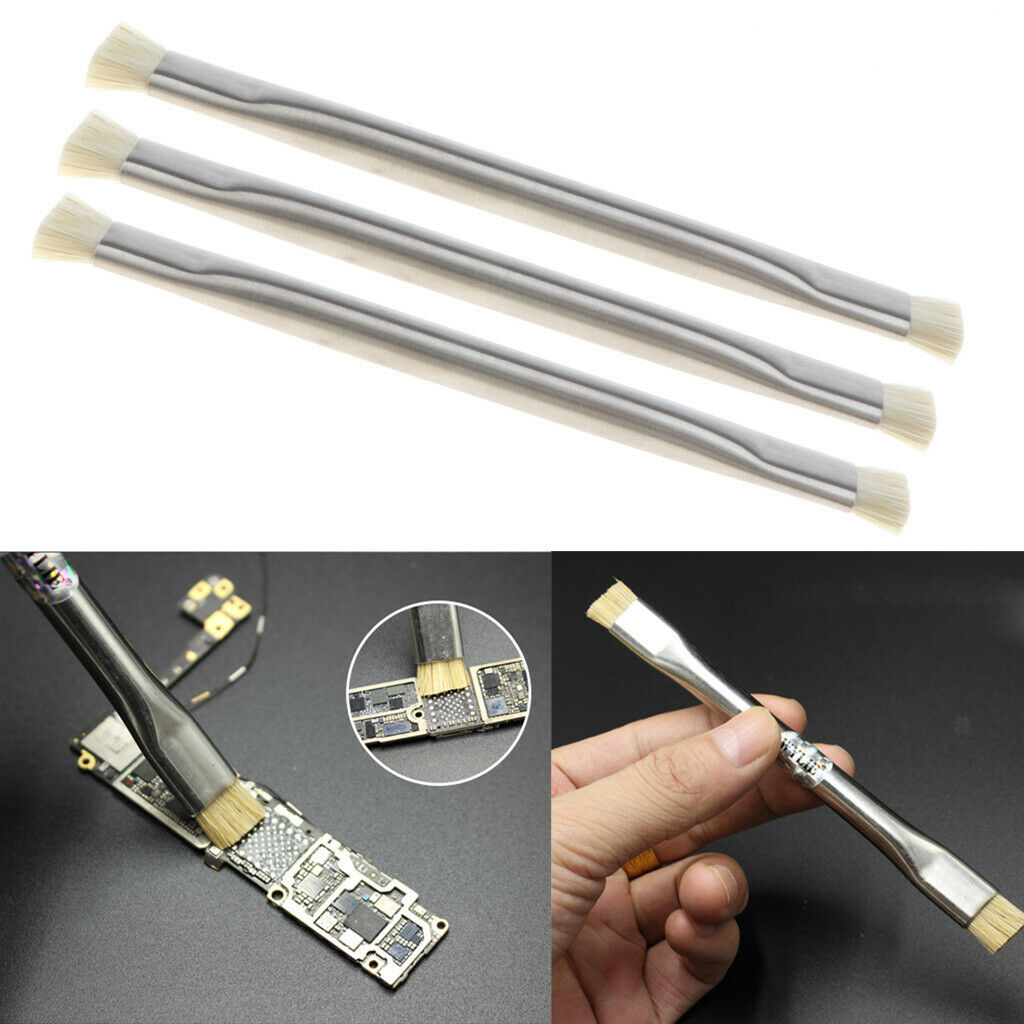 3Pcs Anti-static Brush Motherboard Cleaning Tools Repair Part for Cellphone &