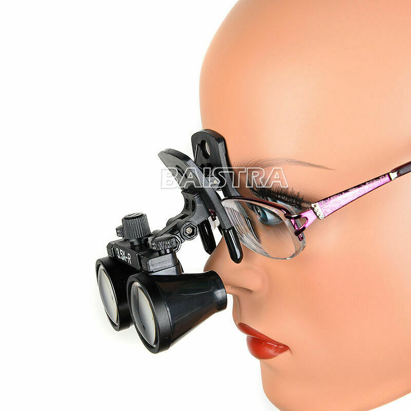 Dental 3.5X Binocular Loupes Surgical Glasses Magnifier Optical Clip DY-110