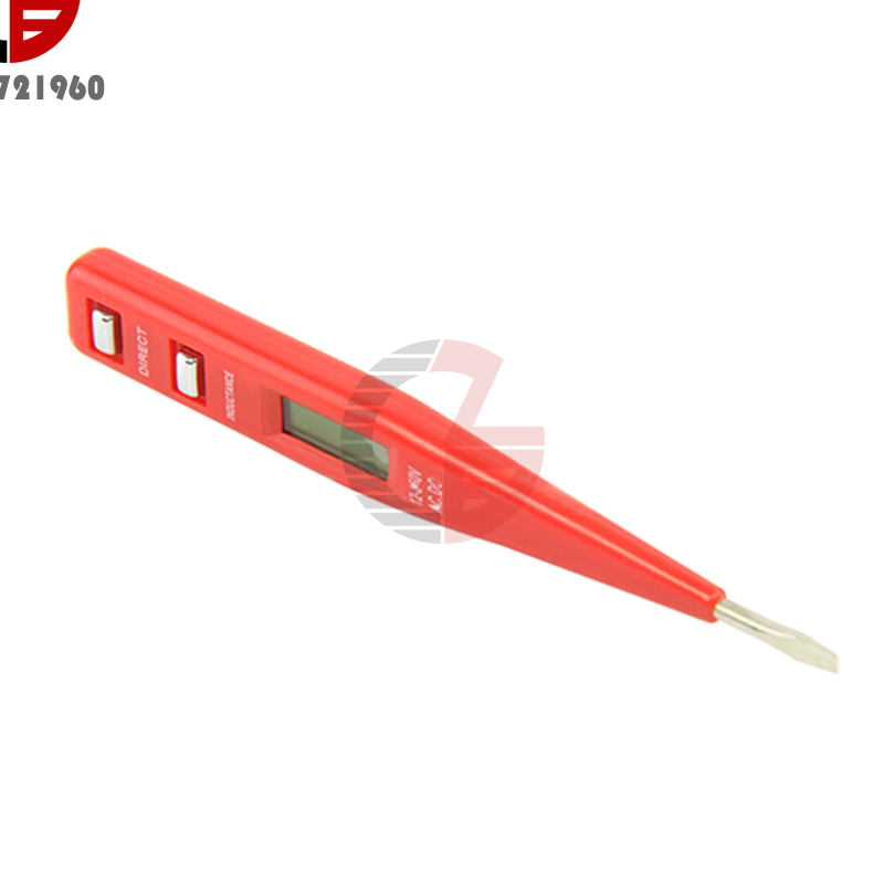 AC/DC Digital LCD Electric Tester Pen Probe Voltage Inductance Detector 12-240V