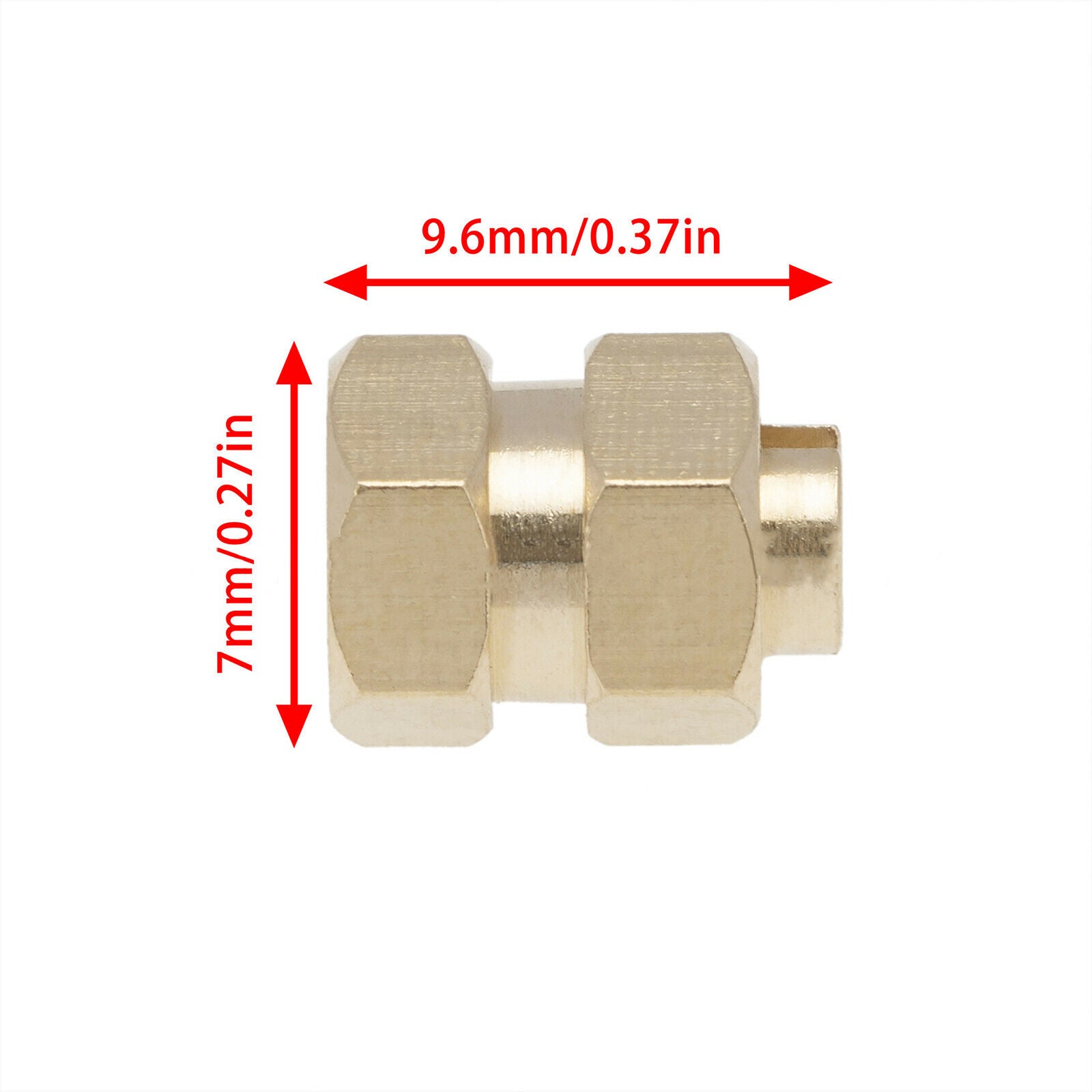 For Axial SCX24 90081 AXI90081 RC Crawler Brass Coupler Counterweight Combiners