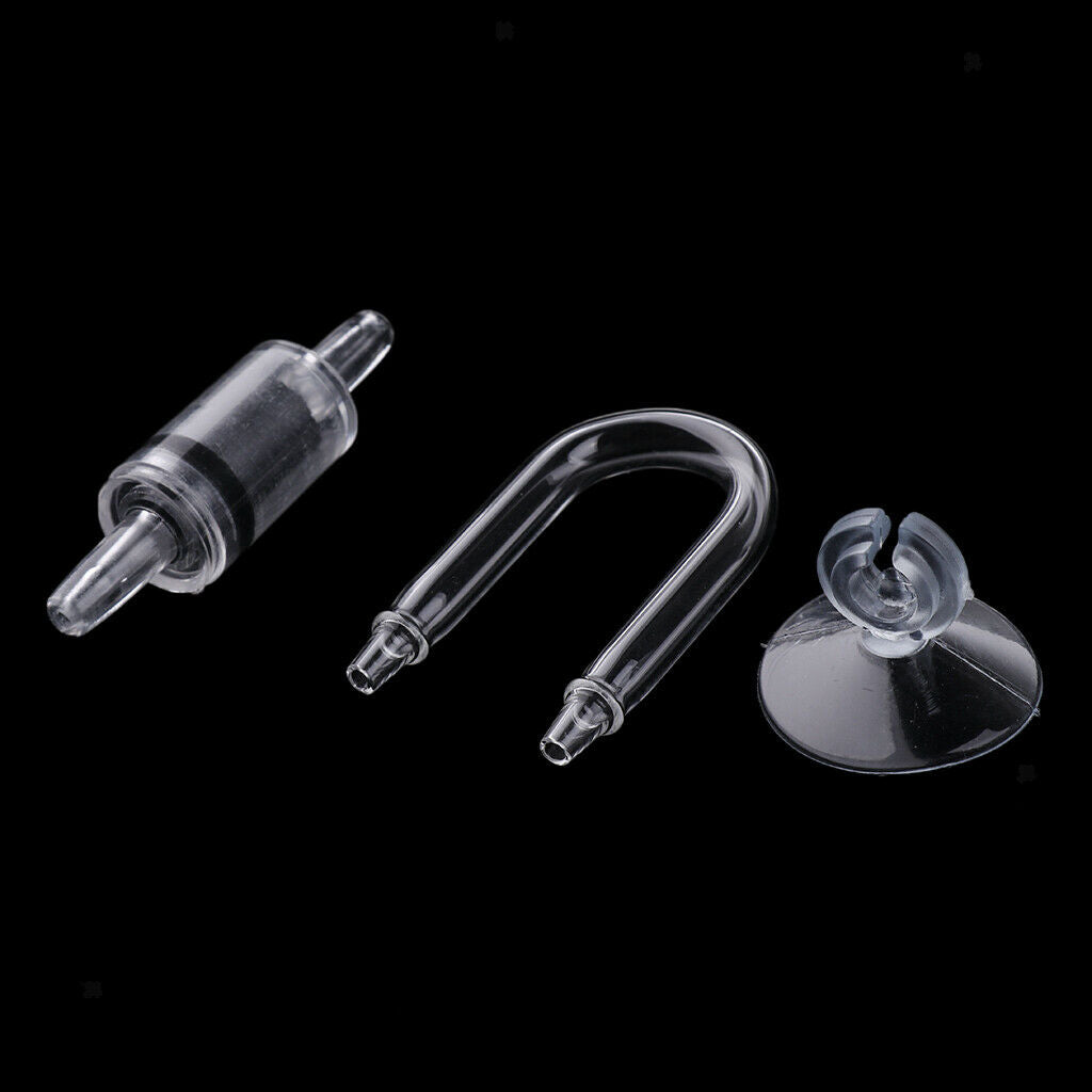 Set of 4 CO2 Diffuser Accessory Parts For Fresh Salt Fish Tank Supplies
