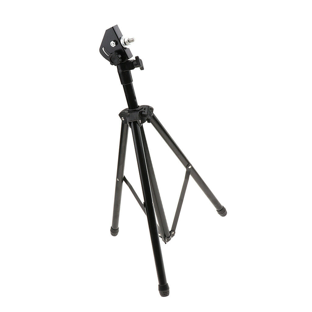 Durable Black Tripod Dumb Drum Stand Holder Practice Pad Rack Support