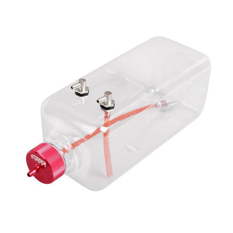 Transparent oil tank with metal lid for RC 1000ML gas aircraft