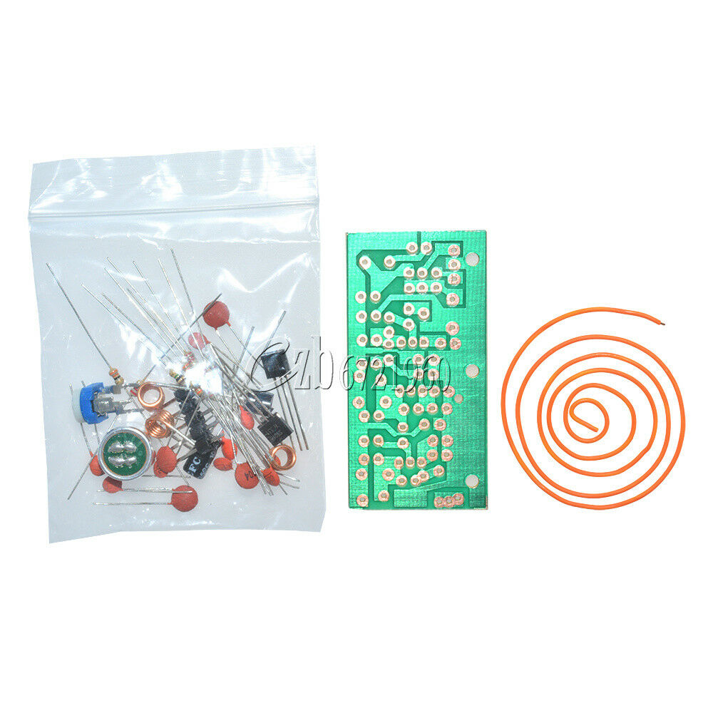 DC 1.5V-9V FM Wireless Microphone DIY Kits Electronic Learning Kits 80MHz-108MHz