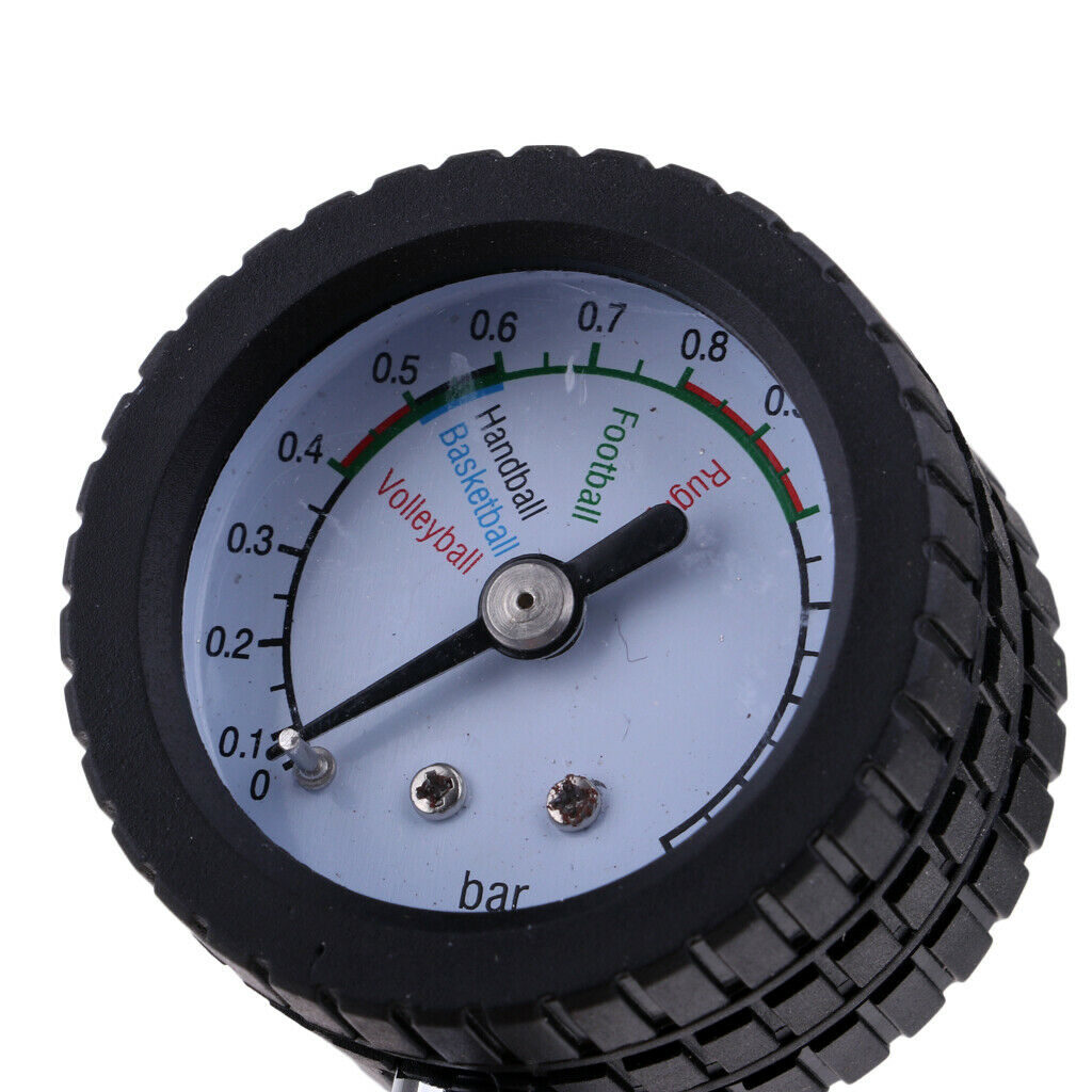 Dial Type Needle Soccer Ball Pressure Gauge for Measuring Ball Air Pressure