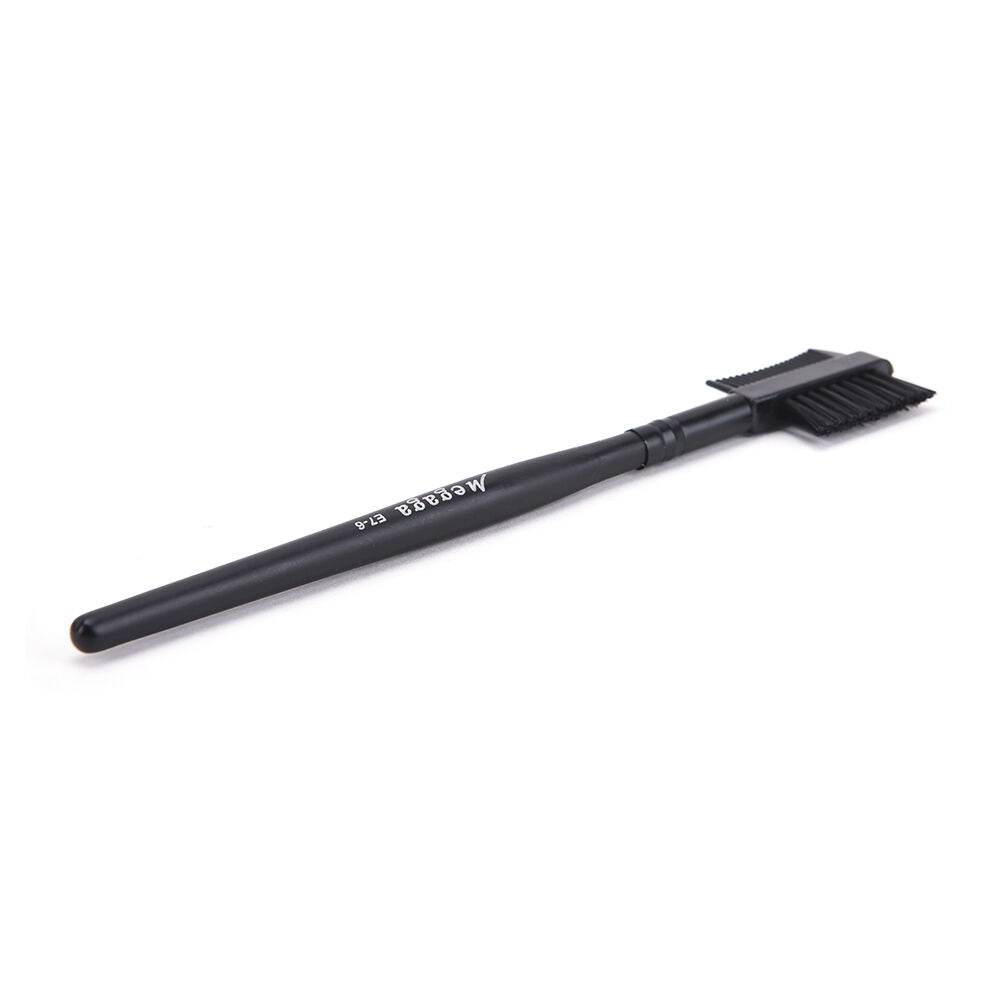 Girl 2in1 Eyebrow Eyelash Dual-Comb Extension Brush Comb Cosmetic Makeup Comb Rf