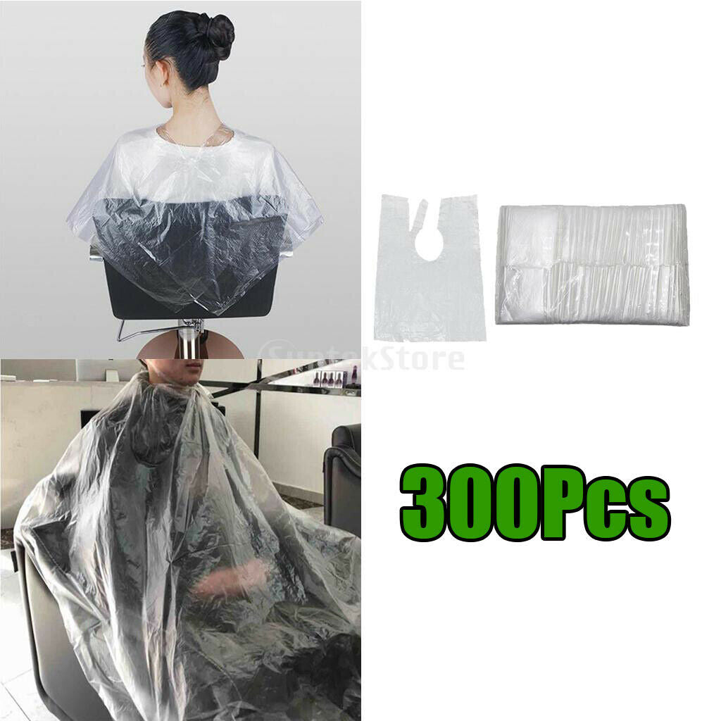300-piece Disposable Hair Cutting Capes Cloth Set Salon Gown Protect Unisex