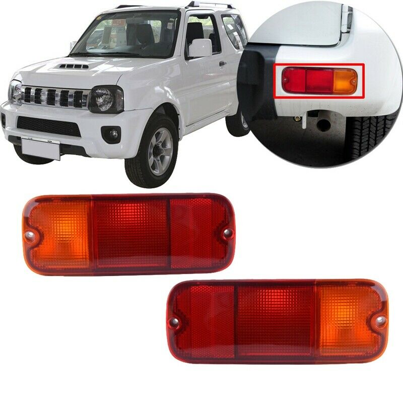 2Pcs for Suzuki Jimny 2007-2015 Rear Bumper Light Fog Lamp Assembly G4H6