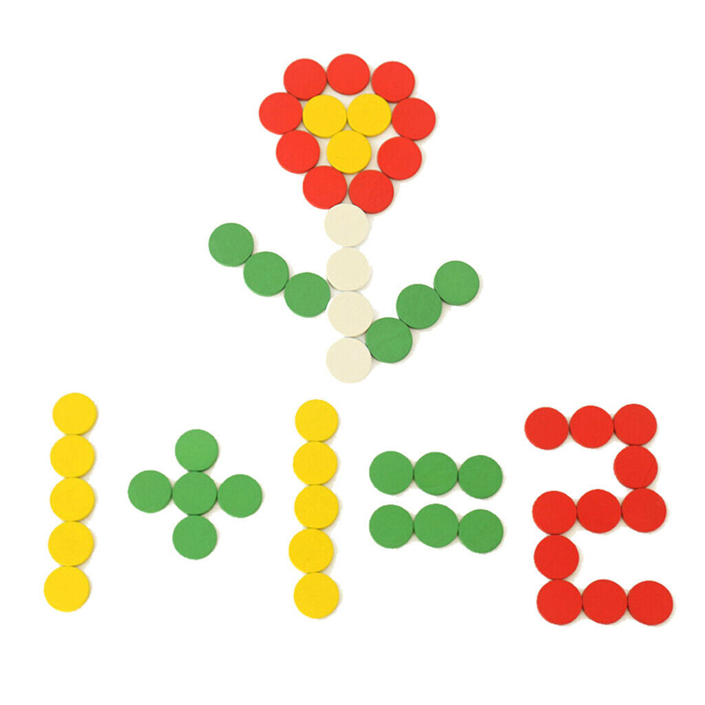Sensorial Round Chips Educational Toys Kids Children Teaching Material