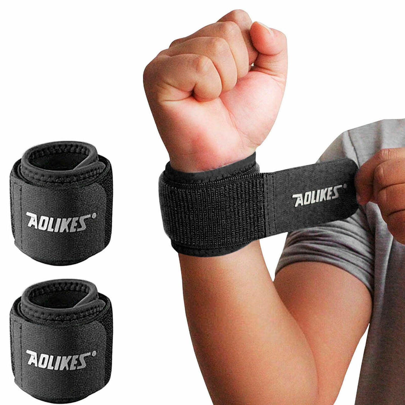 Adjustable Outdoor Sports Wrist Brace Wrap Bandage Support Gym Strap Wristband