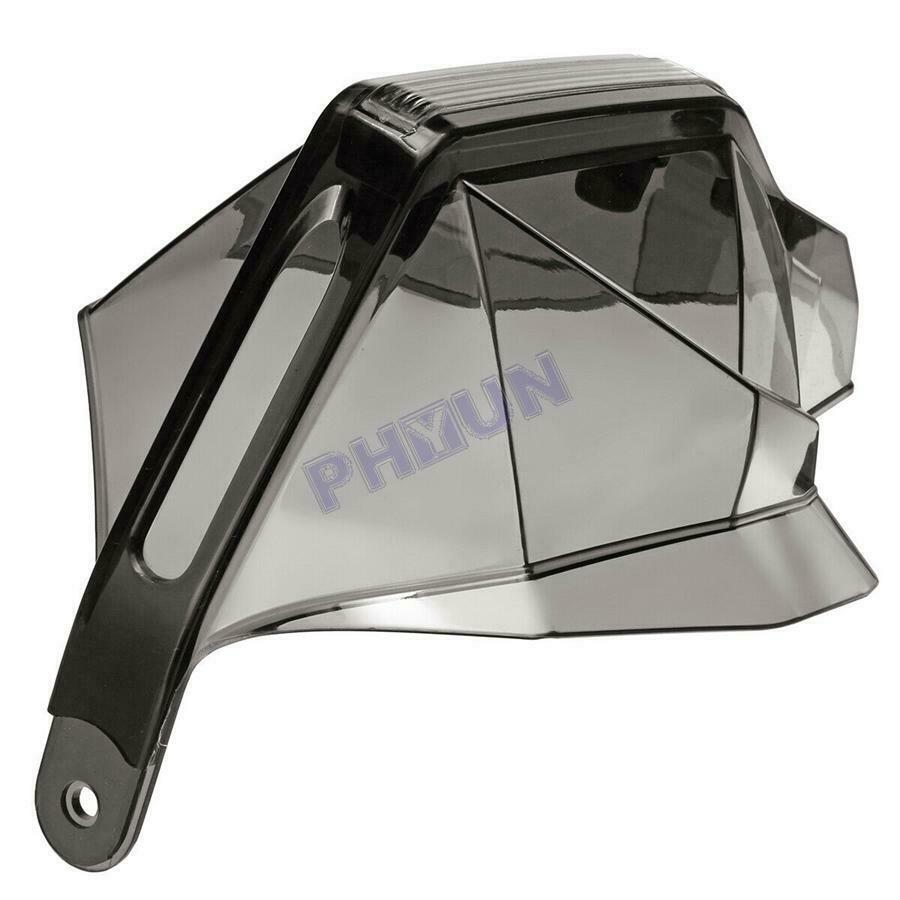 2x Black Clear Motorcycle Hand Guards Universal Fit For 7/8" (22mm) Handlebars