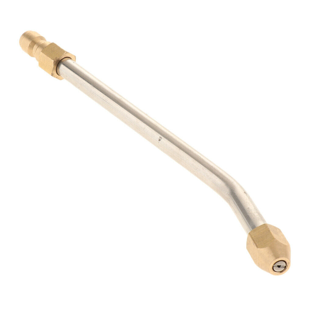 20cm Long Pressure Washer 30 Degree Wash Nozzle Angled Lance Extension x1