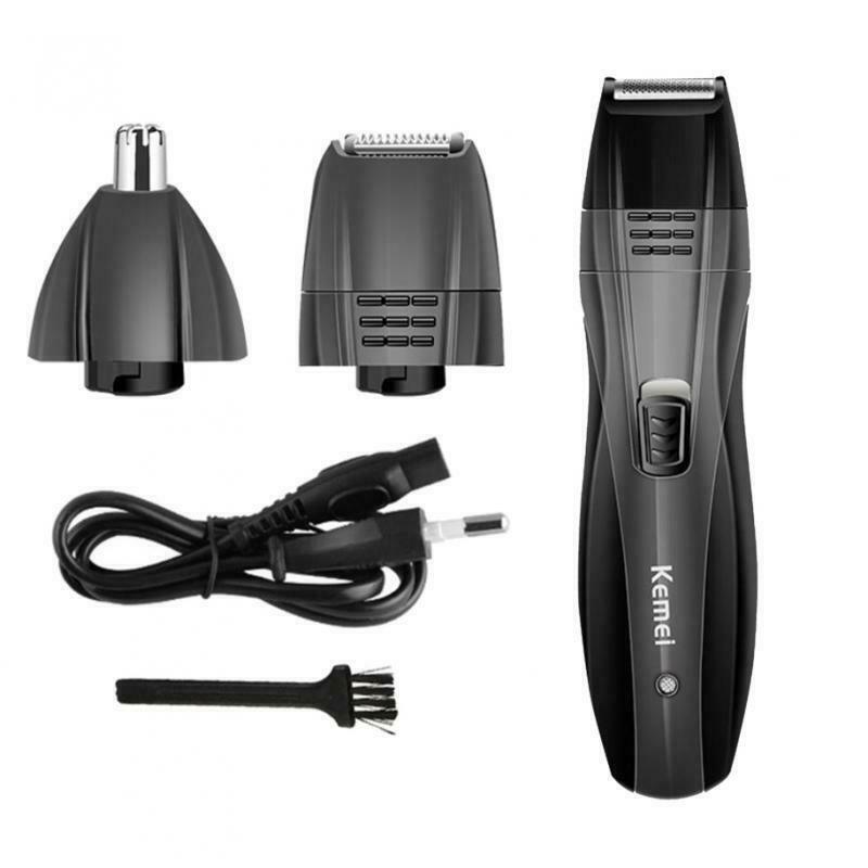 3-in-1 Hair Clippers Set Beard Shaving Nose Hair Trimmer Razor Engraving Set