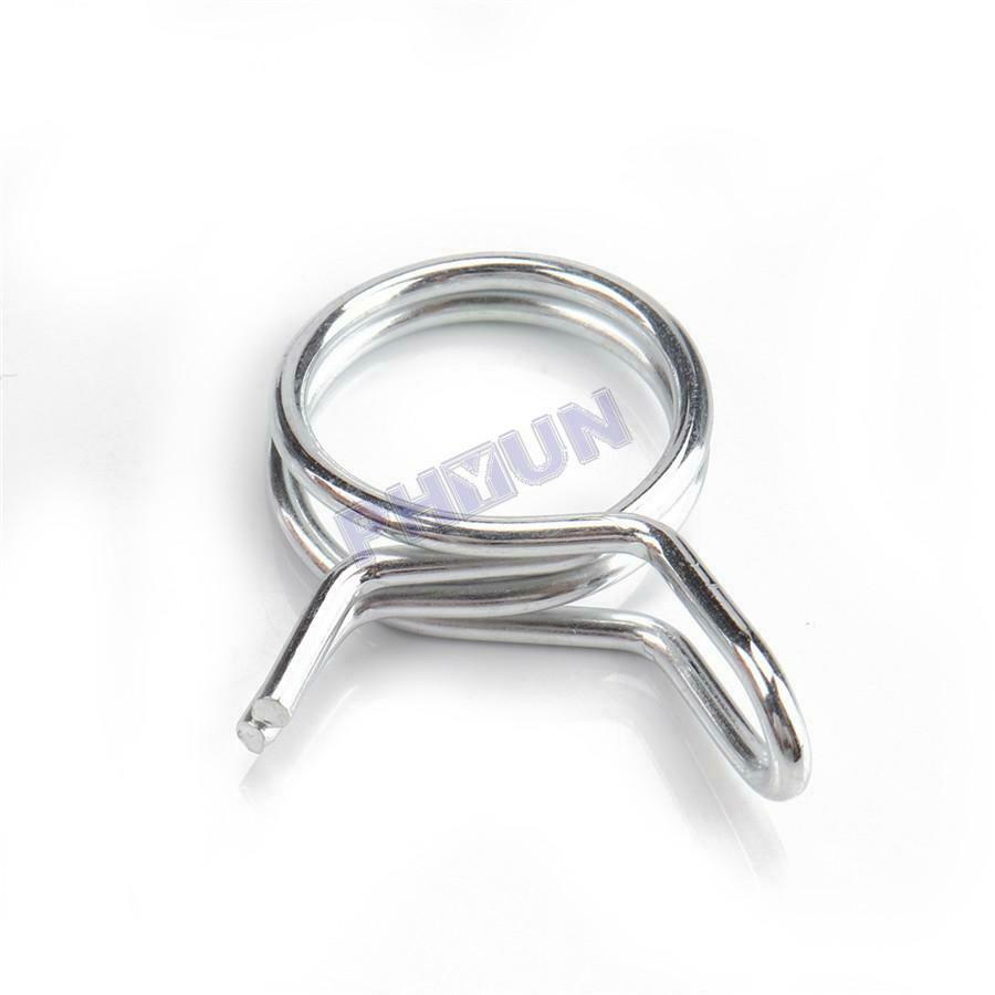 70x Double Wire Fuel Line Hose Tube Spring Clamp For Car Motorcycle Machine Home
