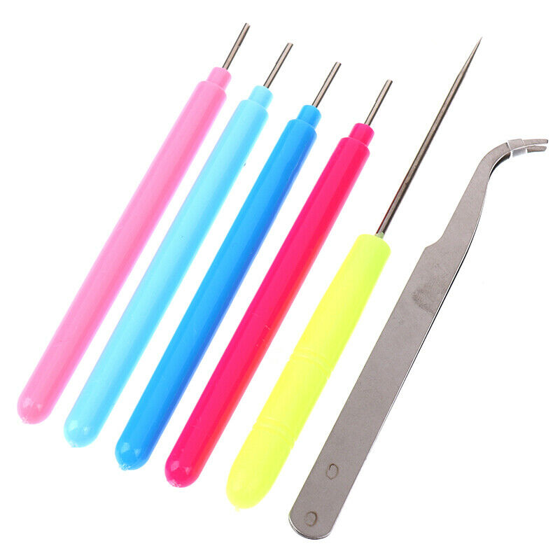 6Pcs Paper DIY Set Quilling Paper Tools Tweezer Needle Pins Slotted Pen T.l8