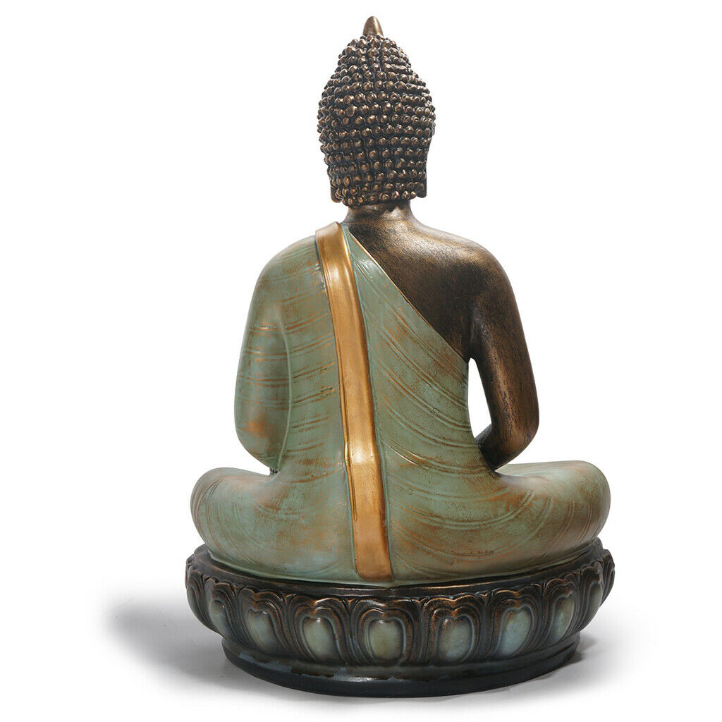 Meditating Zen Buddha Statue Decor for Home Patio Porch Outdoor Yard Art