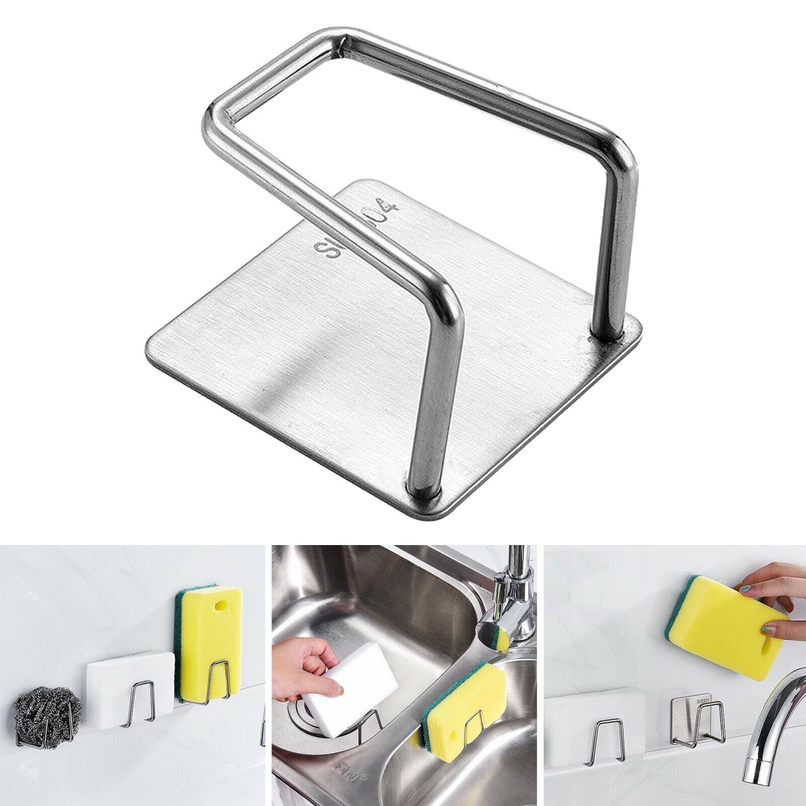 Sponge towel holder scrubbers soap drying shelf soap fabric stockag