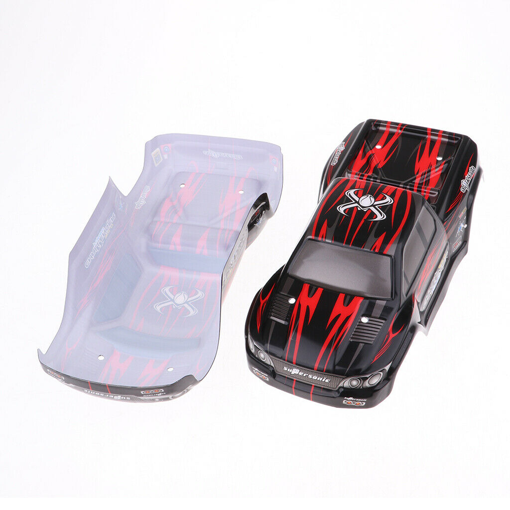 High Details For Xinlehong 1:12 RC Racing Car Body Shell 4WD Replacement Red