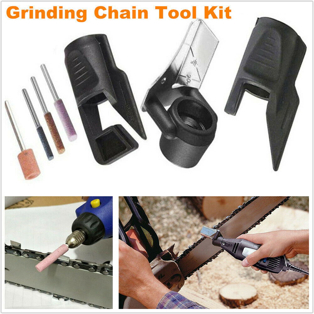 Chain Saw Electric Grinding Head Woodworking Mill Tool Polish Stone Sharpener