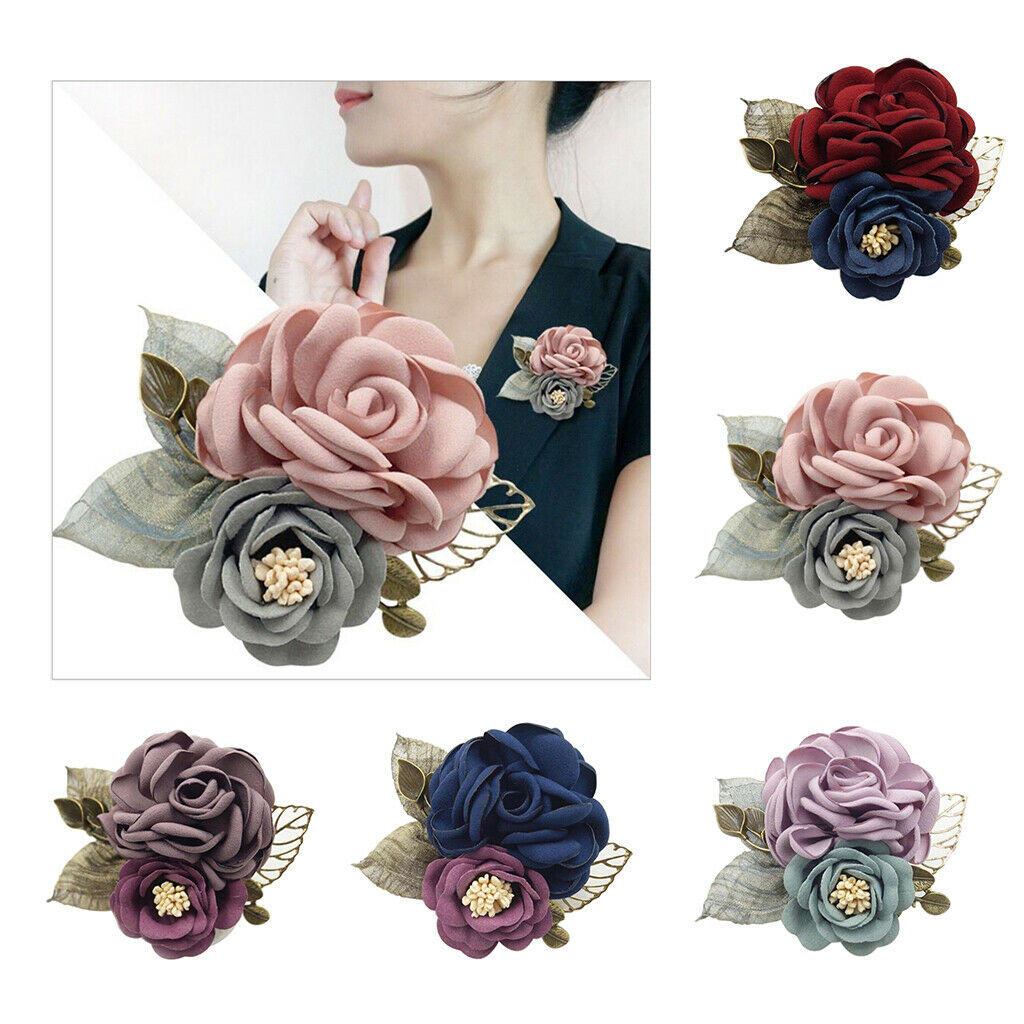 Korean Brooch Pin Groom Corsage Breastpin Wedding Party Dress Ornaments