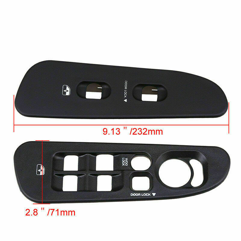 2X Door Panel Window Switch Control Bezel For Dodge Ram 1500 2500 3500 2003-05