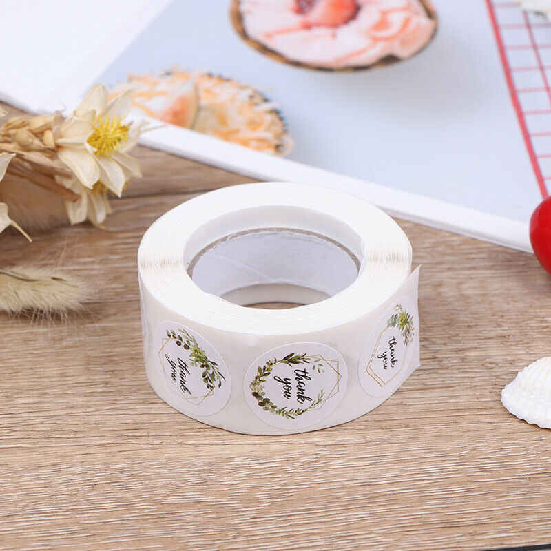 500pcs/roll Thank You Stickers for seal label Sealing decoration Stick.l8