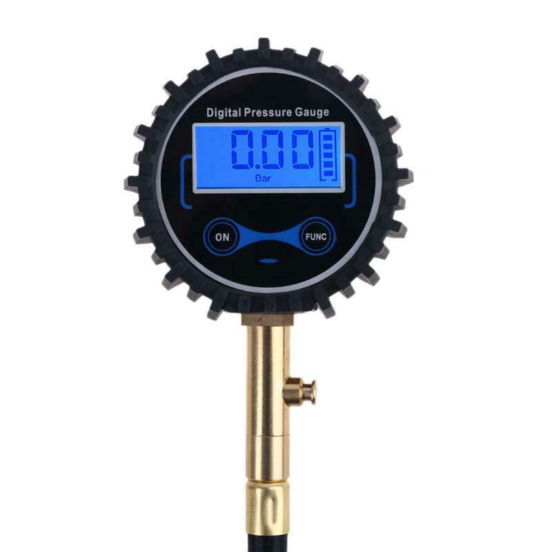 Tire Pressure Gauge with Quick Clip Air Chuck Deflation for Car Truck Vehicle
