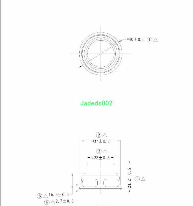 2pcs 40mm 4ohm 4Ω 5W Full-range speaker loudspeaker Round Home Audio part DIY