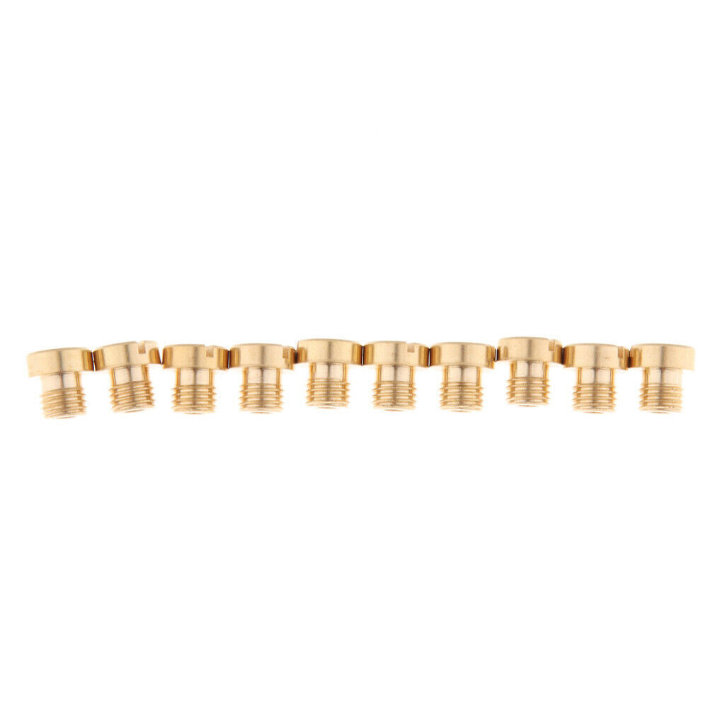 10x M6 Main Jet Injector Nozzle Kit For Carburetor Motorcycle Dirt Bike ATV