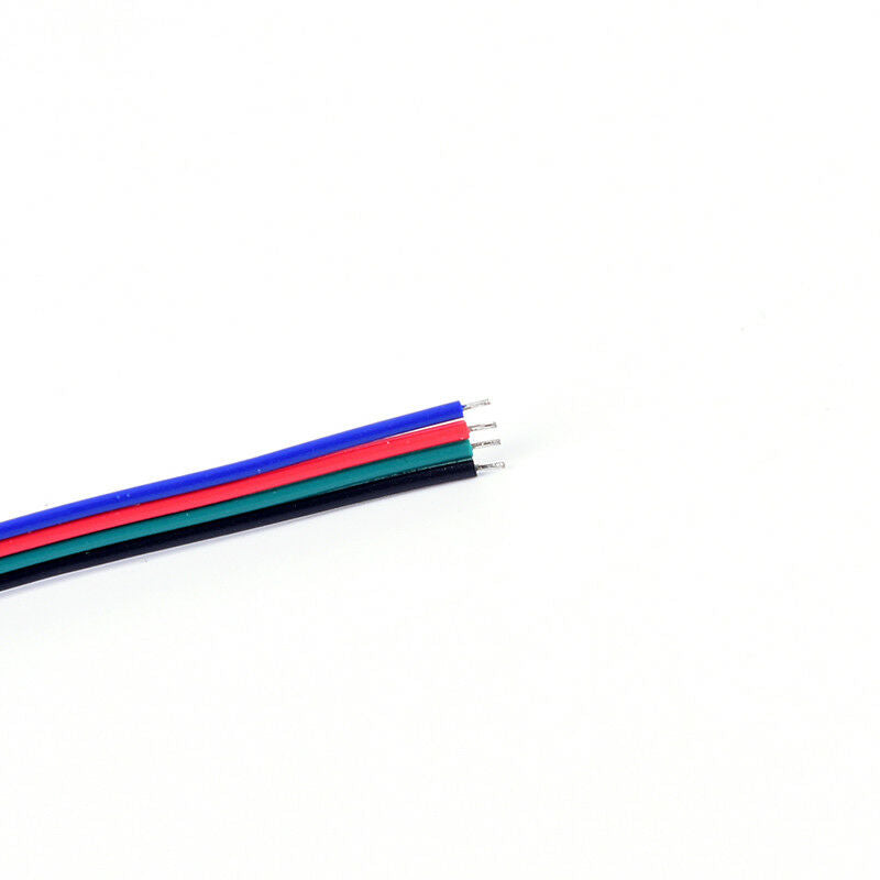 1pc 50cm 4pin red male flat connecting wire for rgb 3528 5050 led strip li.l8