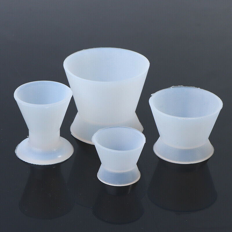 4pcs Dental Materials Silicone Mixing Bowl Use Teeth Whitening laboratory T SJ