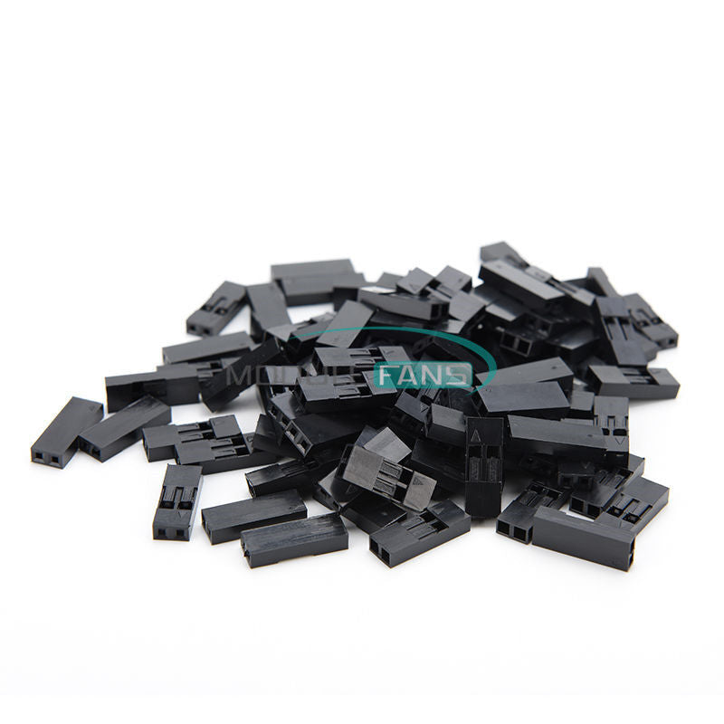1000Pcs 2P Pitch Dupont Jumper Wire Cable Housing Female Pin Connector 2.54mm