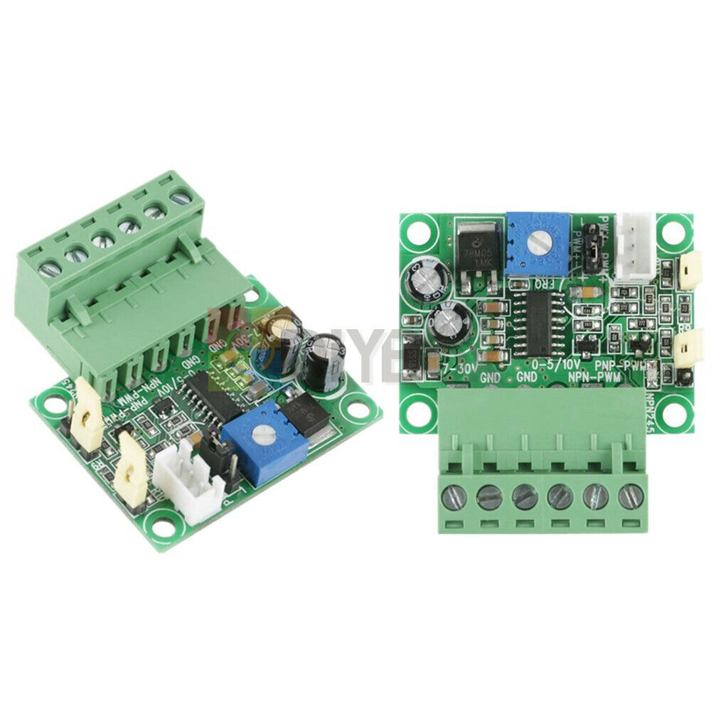 0-5V/0-10V to 0-100% 2-20KHZ Voltage to PWM Signal Converter Module Analog Input